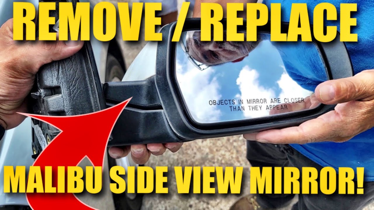 2016-2023 CHEVROLET MALIBU SIDE VIEW MIRROR REMOVAL AND REPLACEMENT FAST AND EASY DIY LEFT AND RIGHT