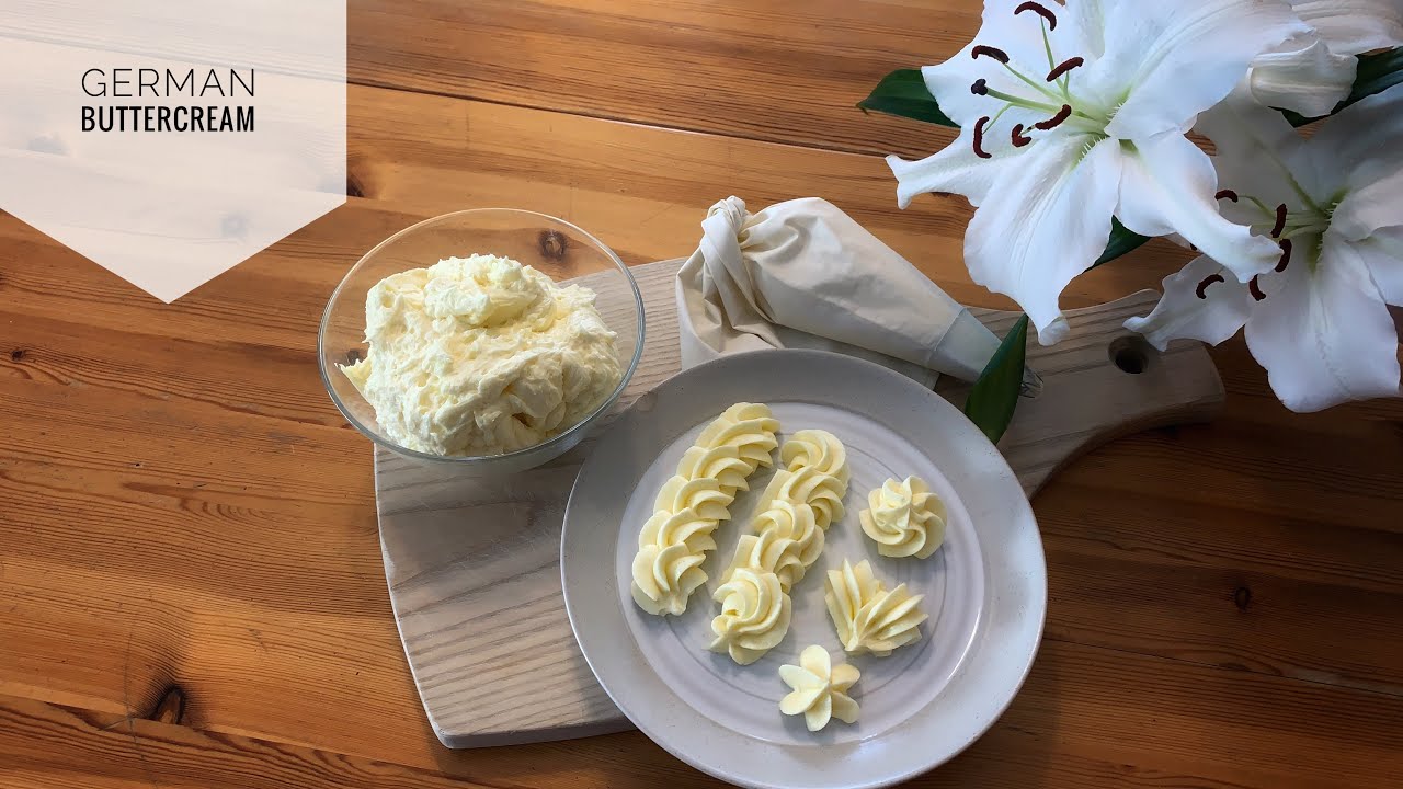 German Buttercream Recipe For Filling and Decorating Cakes