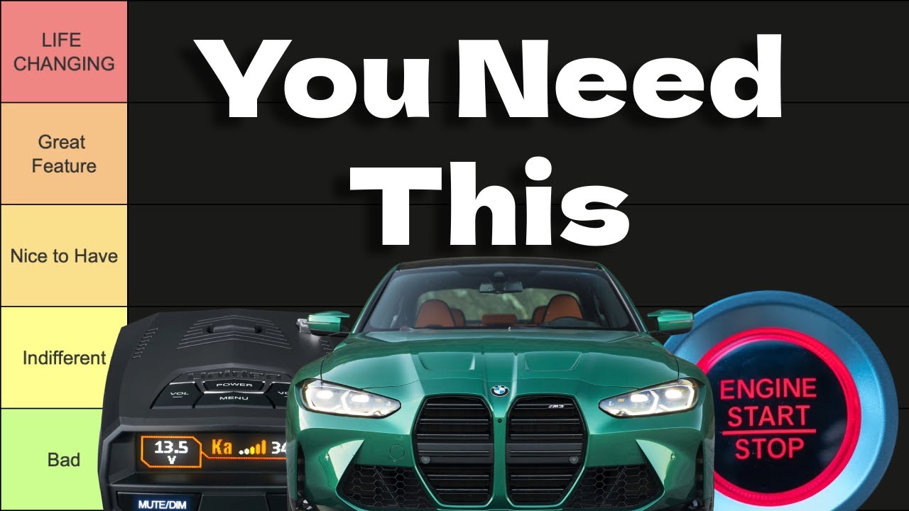 The BEST Features in Modern Cars (Tier List)