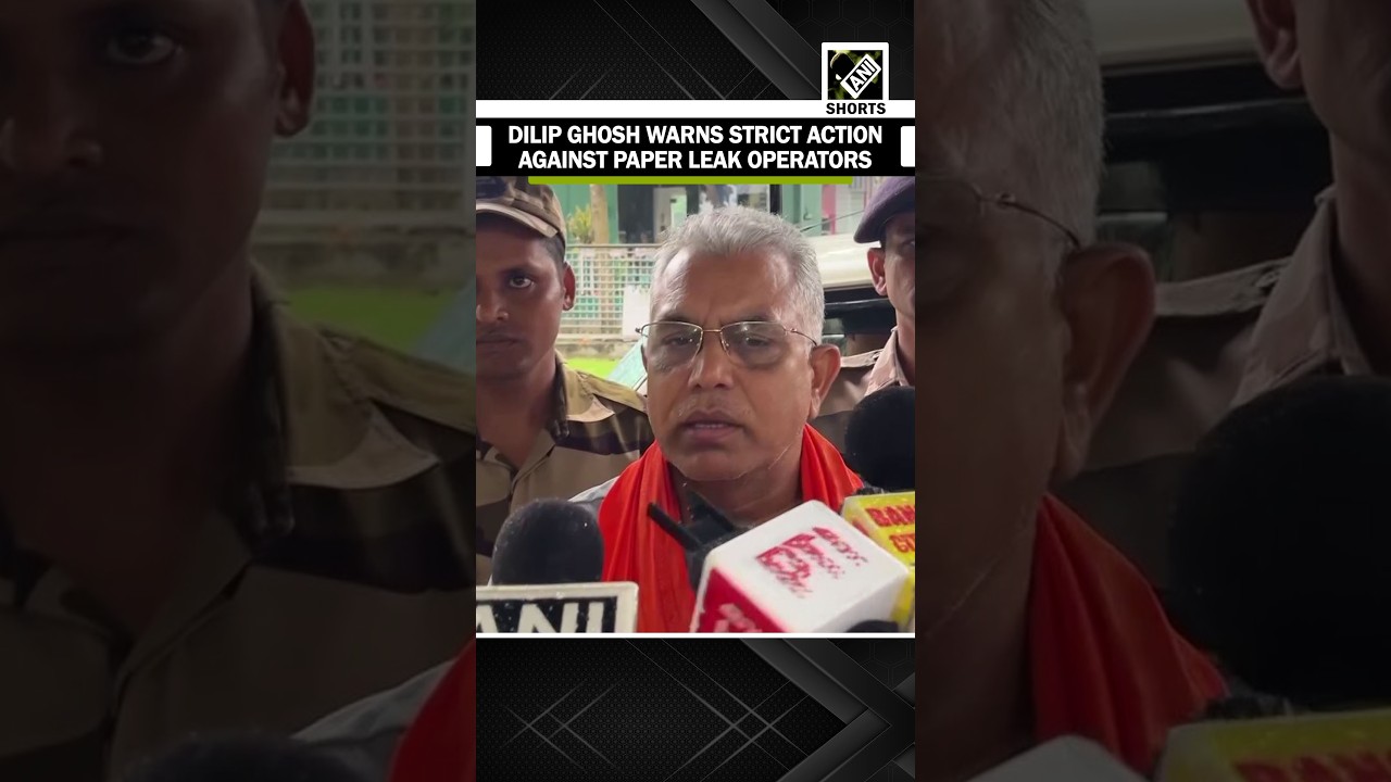 Students&rsquo; futures cannot be risked; tough paper leak law coming soon, says Dilip Ghosh