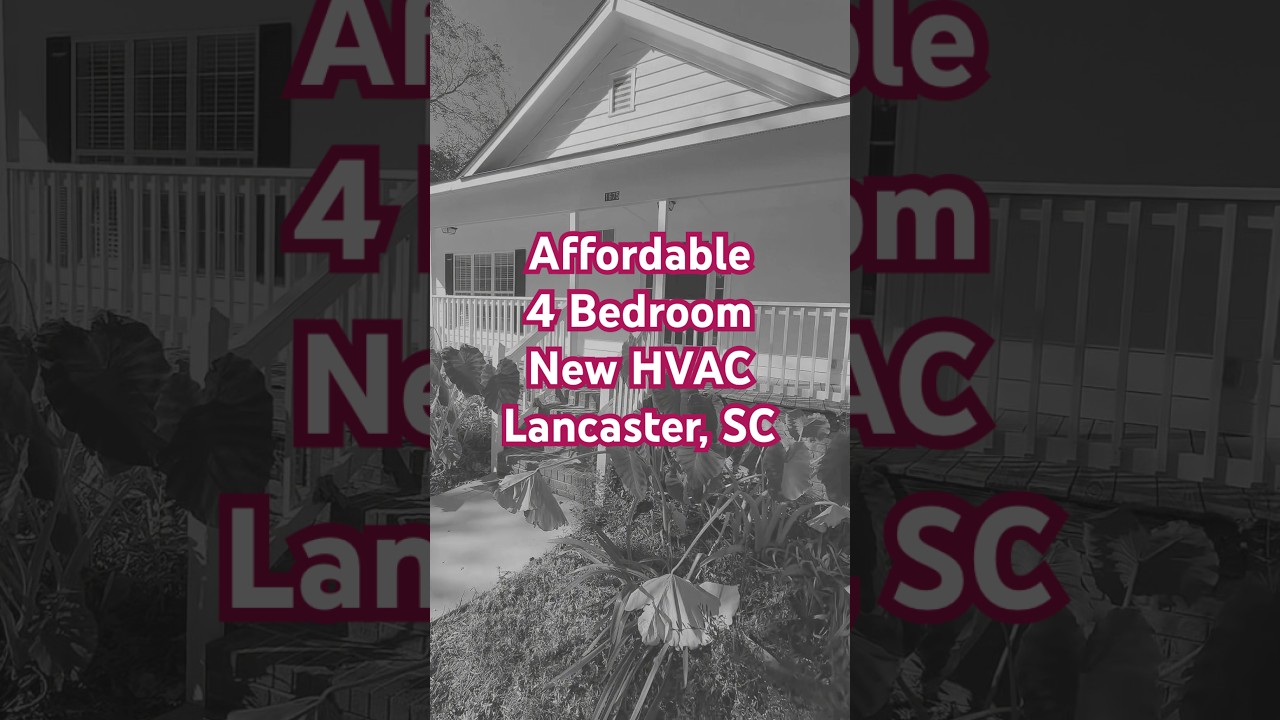 Move-In Ready Home for Sale in Lancaster SC | Affordable 4 Bedroom Home