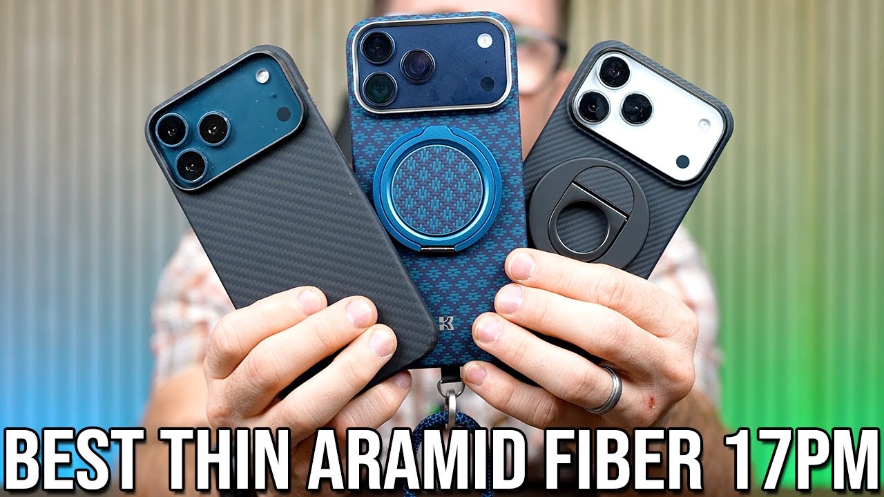 Представлен лучший тонкий чехол из арамидного волокна для iPhone 17 Pro Max!