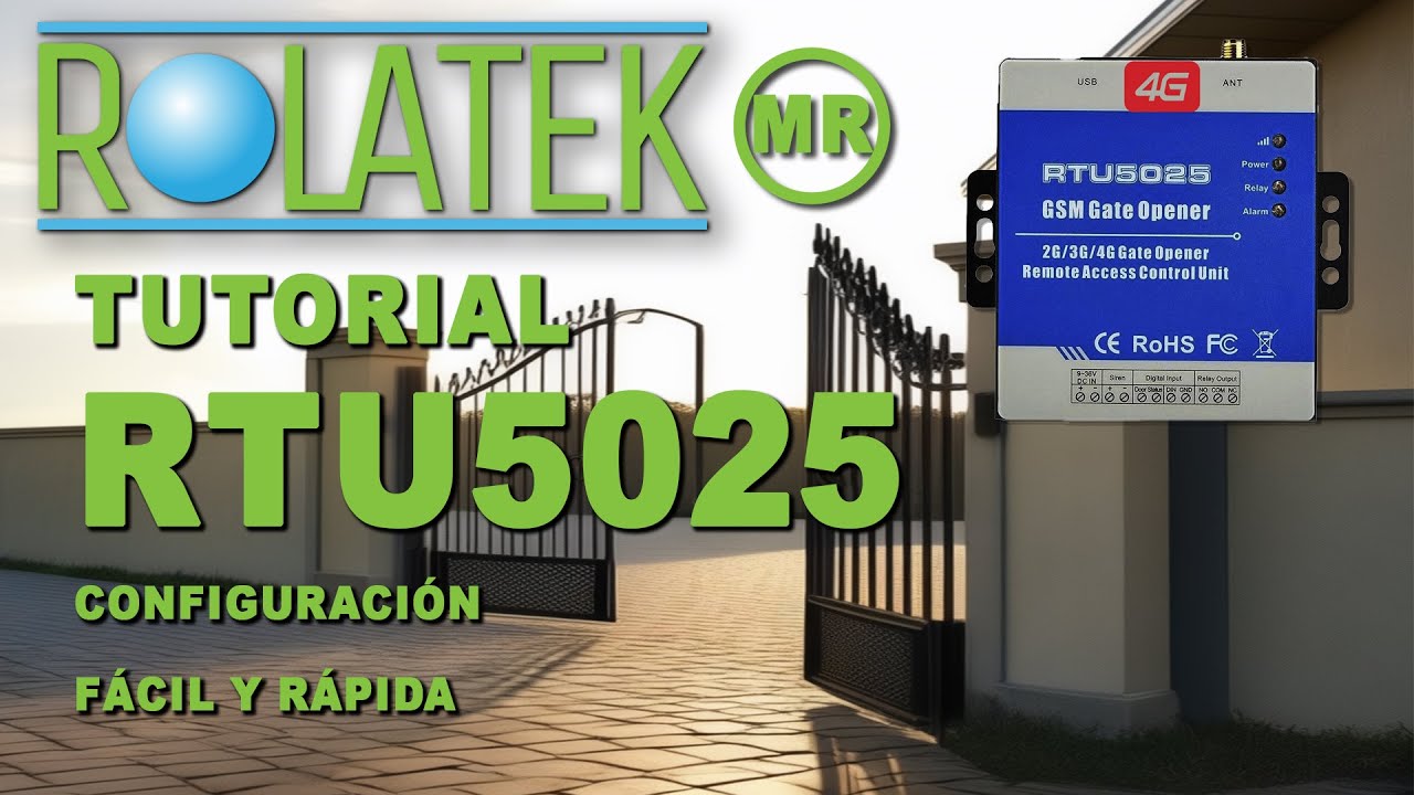 RTU5025: Automatización GSM para Portones a tú alcance