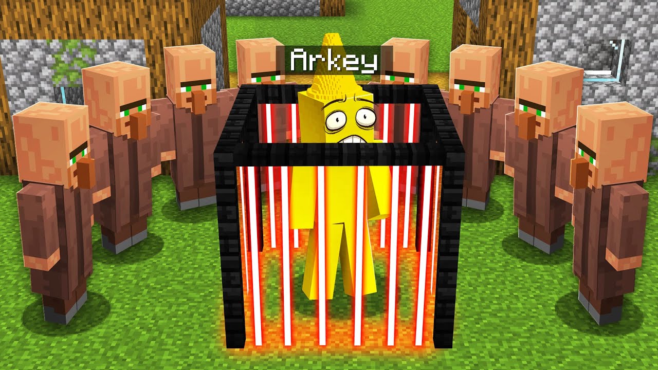 I Made Villagers Trap My Friend in Minecraft