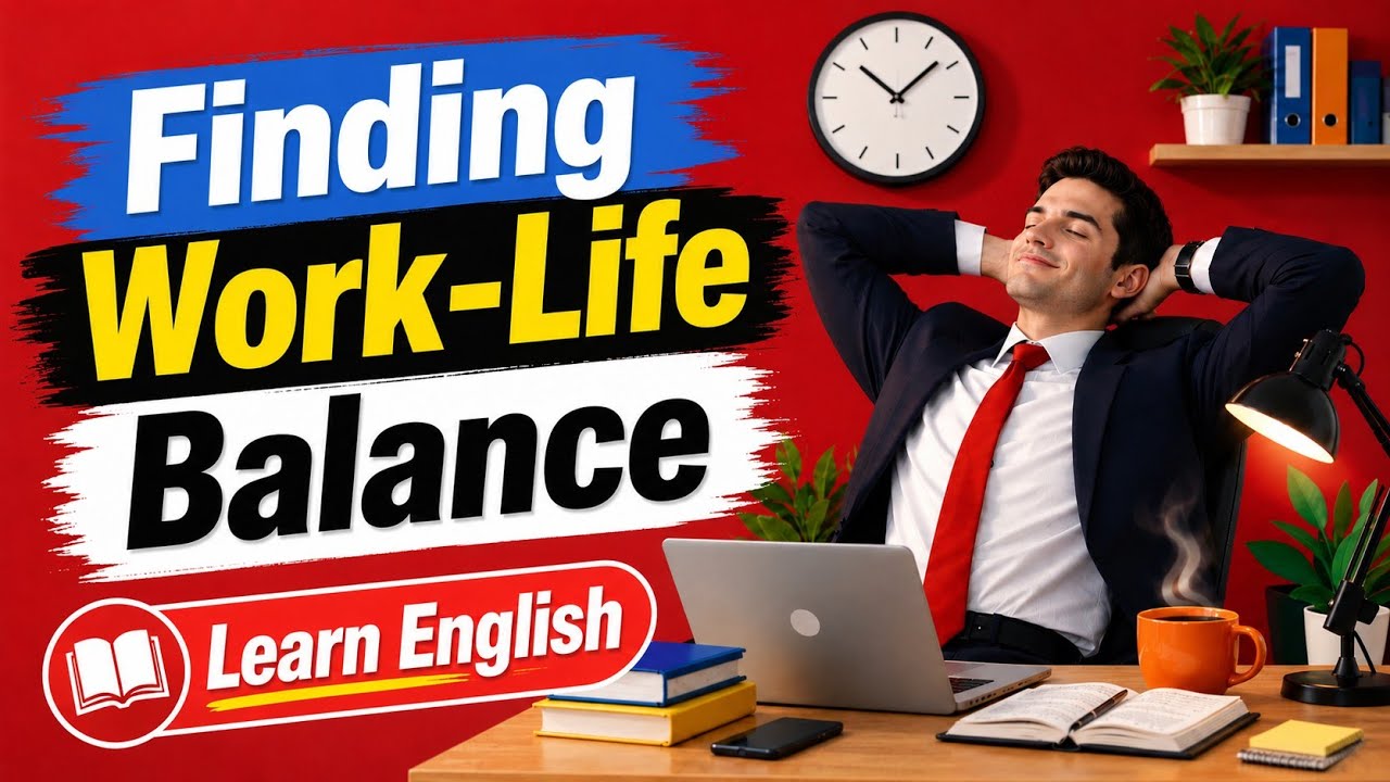🖥 How to Balance Work and Life Successfully | 7-Minute English