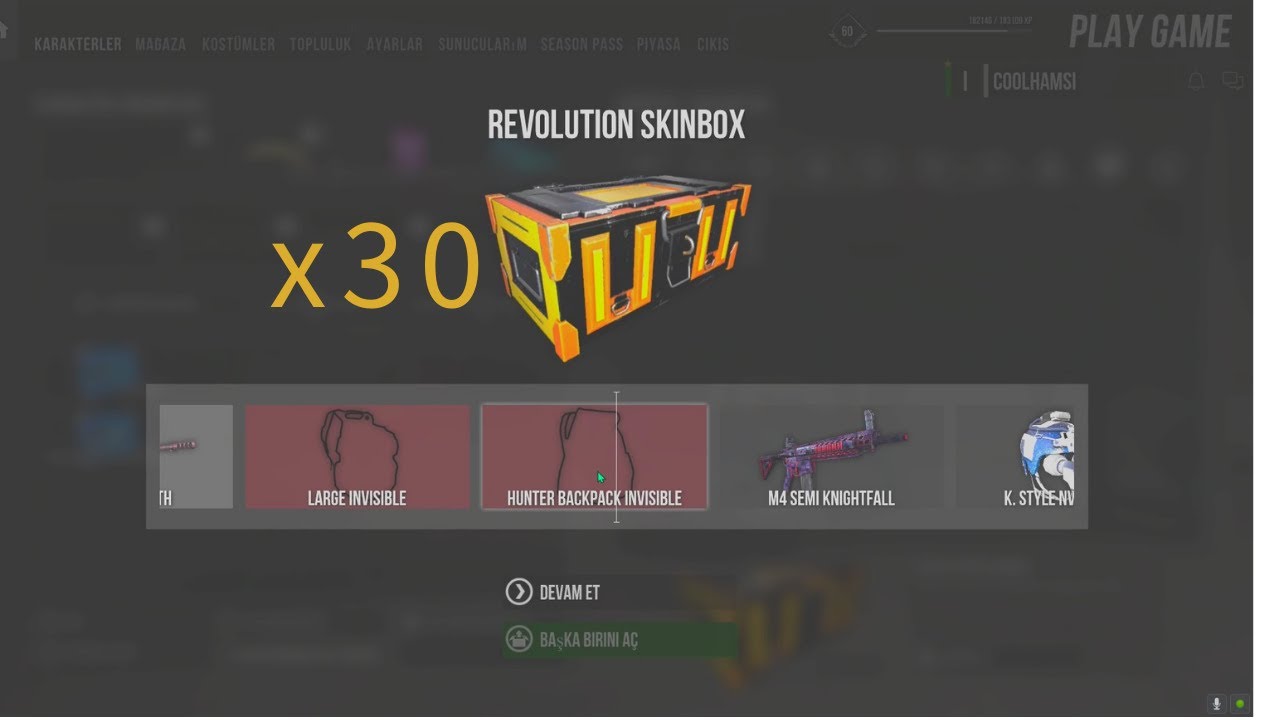 Infestation: The New Z - Opening 30x Revolution Skinbox