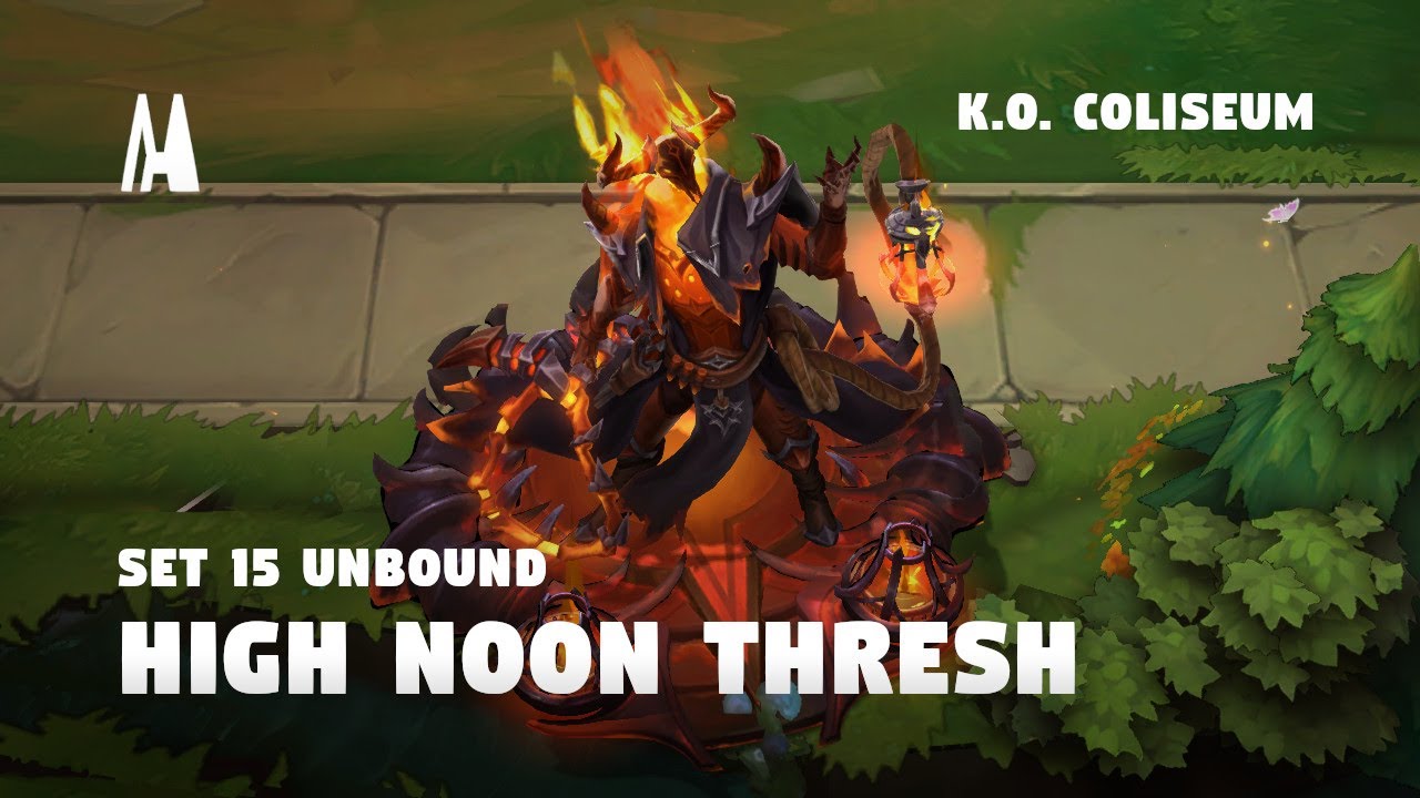 HIGH NOON THRESH UNBOUND | FINISHER, BOOM, EMOTES | TFT SET 15