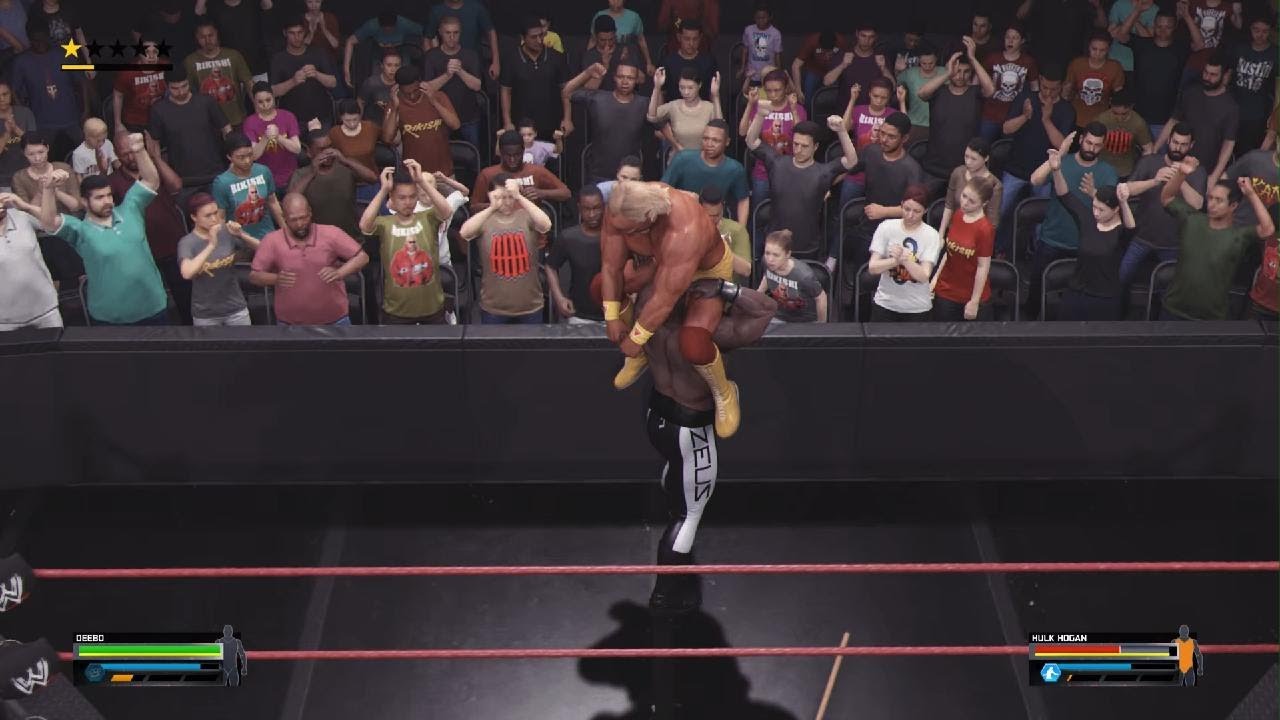 Zeus versus Hulk Hogan based on the movie No Holds Barred