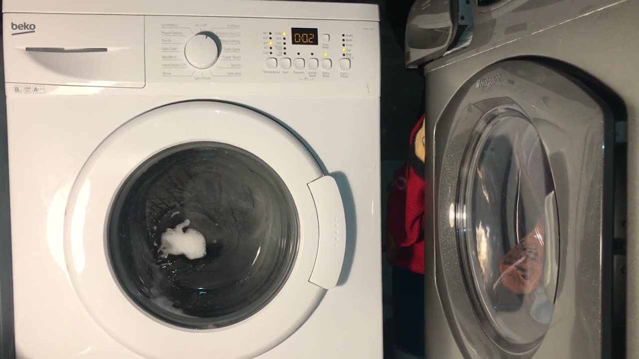 Beko WM84125W - Cottons 40&deg; - Final Spin 1200rpm