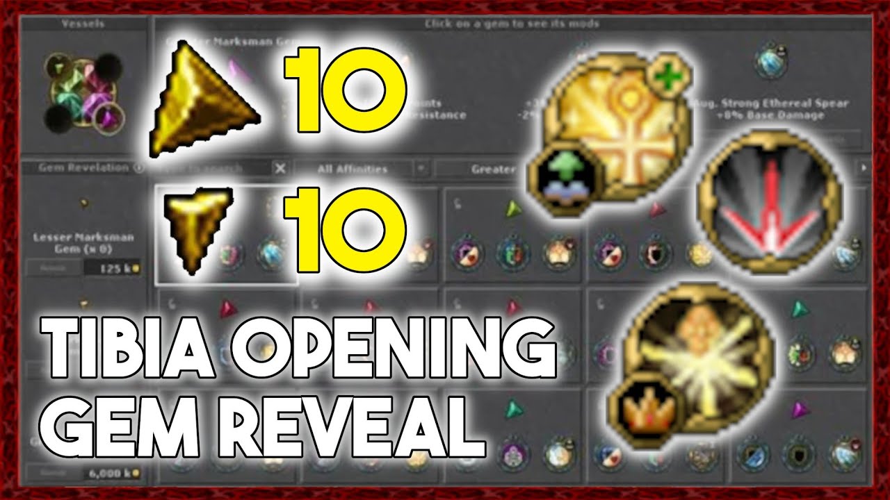[PL] Tibia Opening | Tym razem odda? (20 Paladin Gems Reveal)
