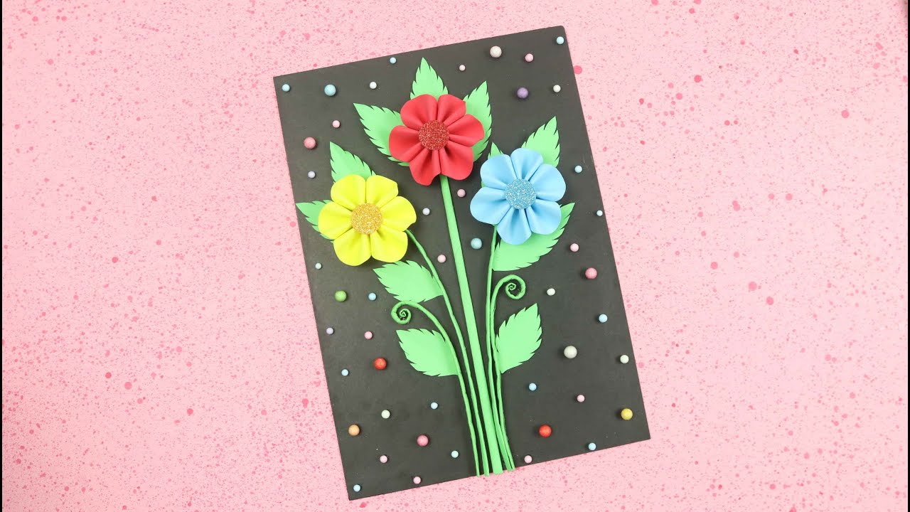 How to Make Paper Flower Wall Hanging