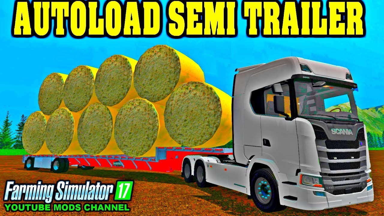 Farming Simulator 17 Mods Cotton Bale Autoload Trailer