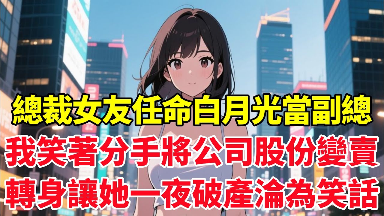 總裁女友任命白月光當副總，我笑著分手將公司股份變賣，轉身讓她一夜破產淪為笑話！#小说推荐 #一口气看完