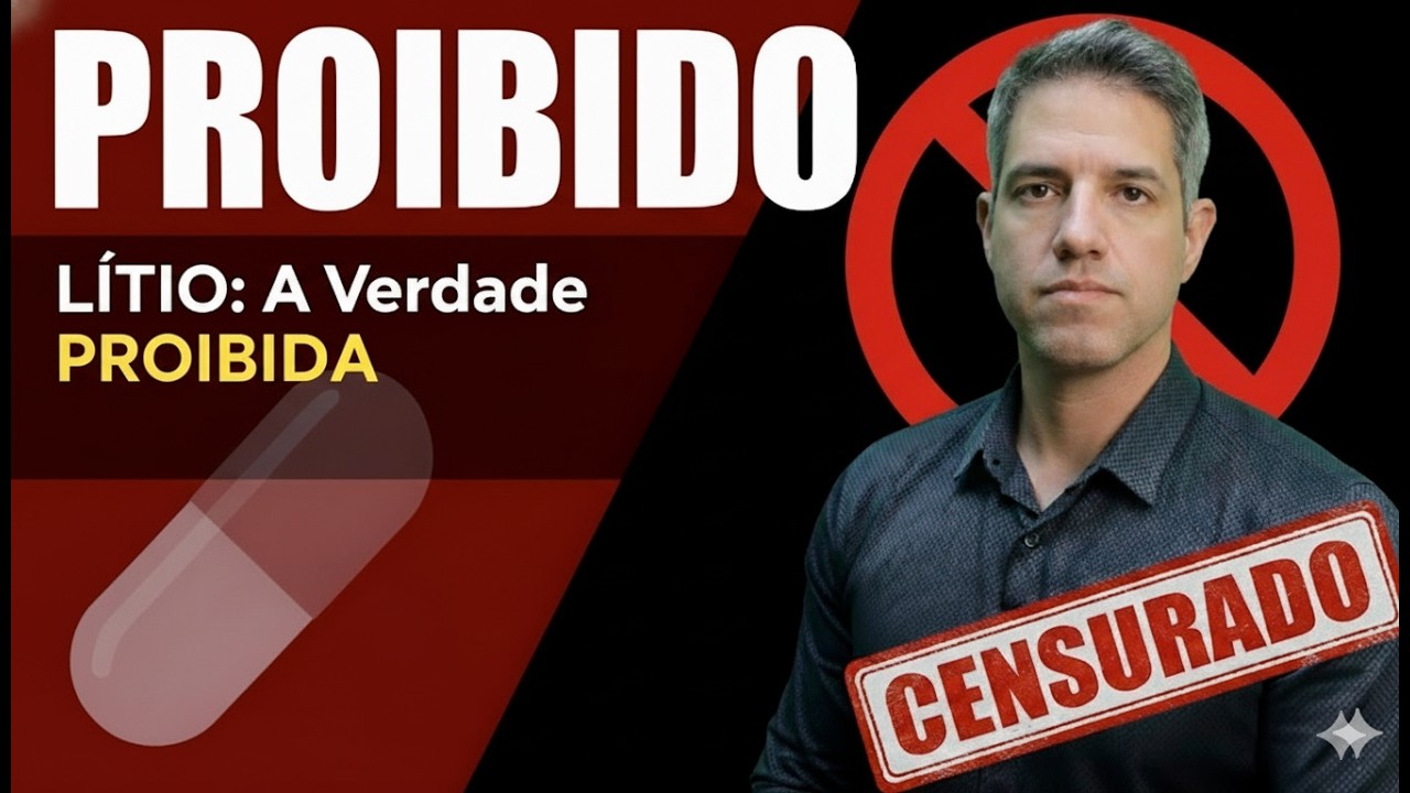 LÍTIO: A Verdade PROIBIDA que a Psiquiatria IGNORA