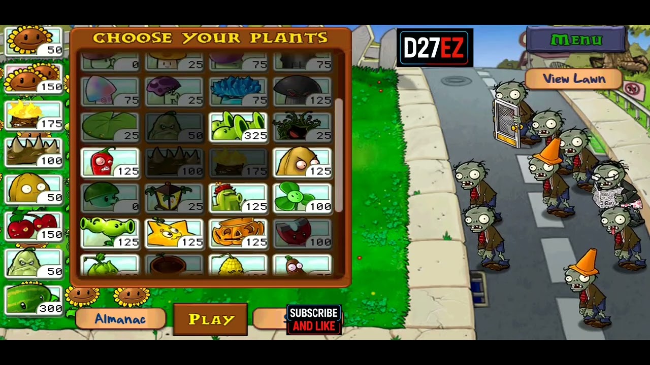 Plants vs Zombies - Survival Day - D27Ez