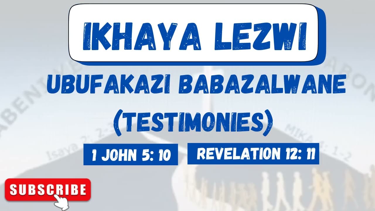 Ubufakazi | ikhaya leZwi | From 2-8 February 2026