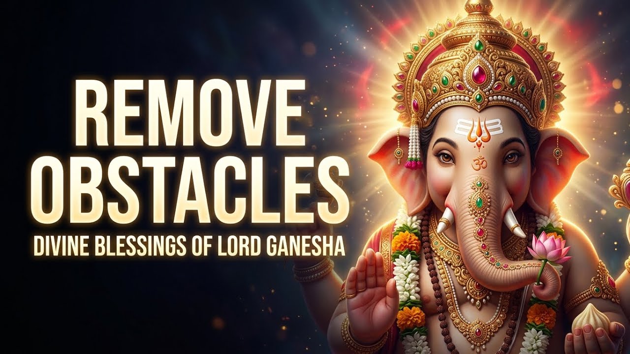 Powerful Ganesh Mantra 1 Hour | Remove Obstacles, Attract Prosperity & Good Fortune