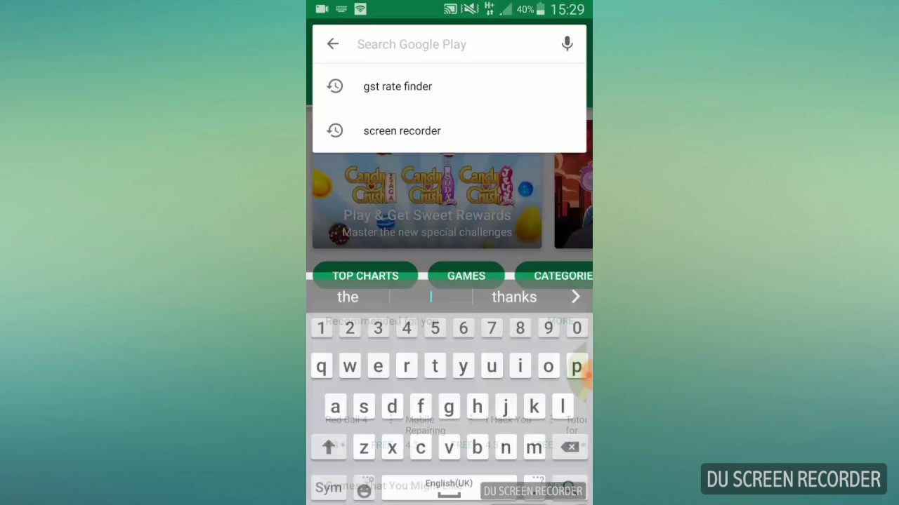 GST Rate Finder app showcase on Android