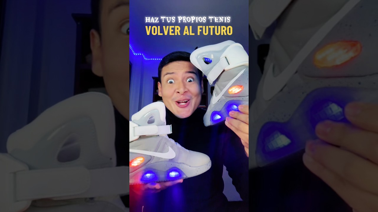 HAZ TUS PROPIAS NIKE MAGS!! 👟🔥 #volveralfuturo #martymcfly #brucepaz #turorial #nikemag