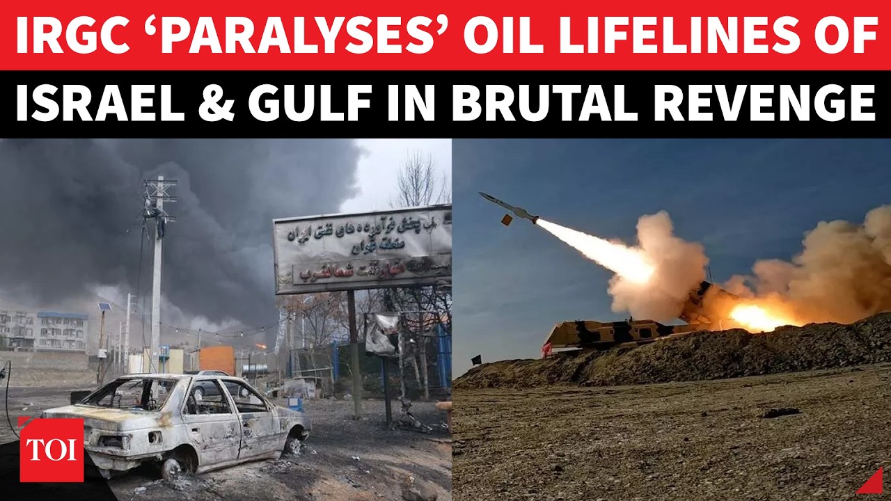 Iran DESTROYS &lsquo;Lifeline&rsquo; Of Israeli Fighter Jets, BOMBARD US Energy Facilities Across Gulf | Watch