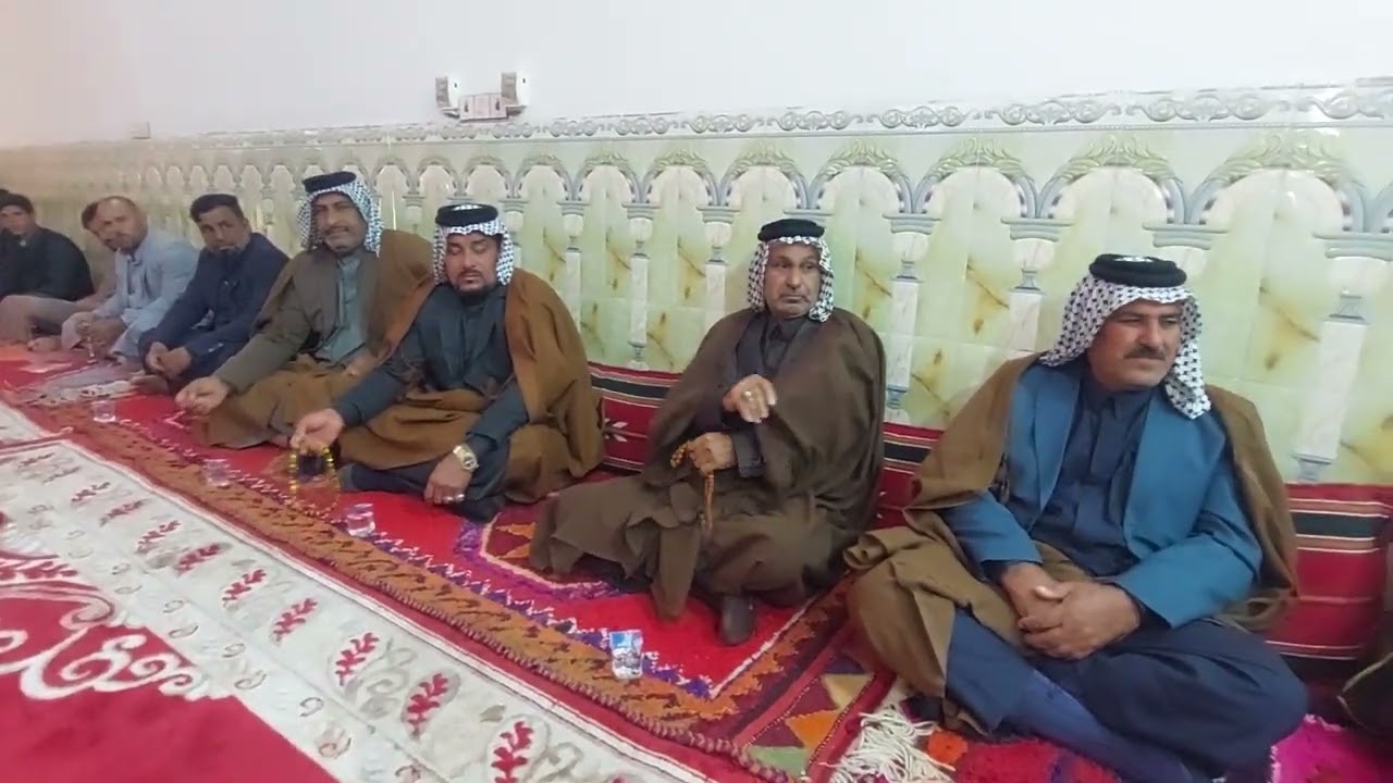 في مضيف الشيخ ابو شهاب الخفاجي تقدمت قبيله بني اسد بحظور السيدخيري الاعرجي الحسيني 
