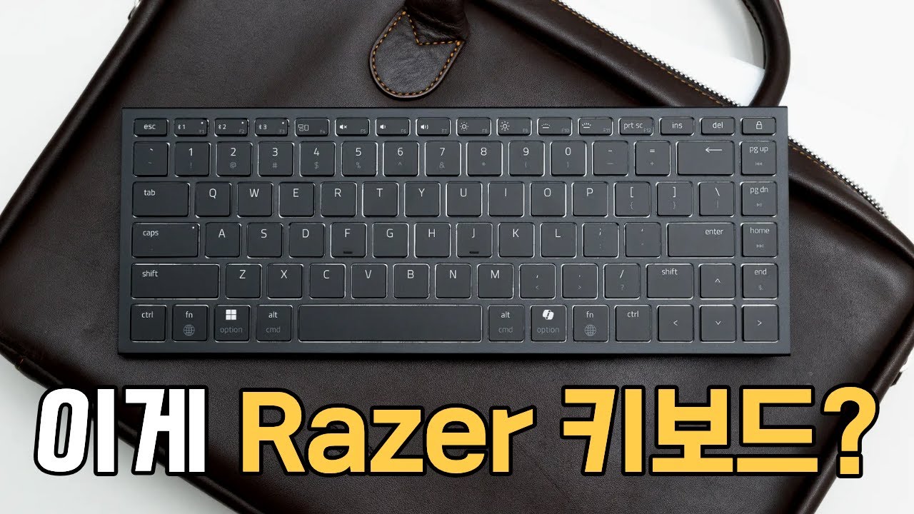 Razer에 이런 키보드도 나오네? 레이저 조로 Joro 휴대용키보드