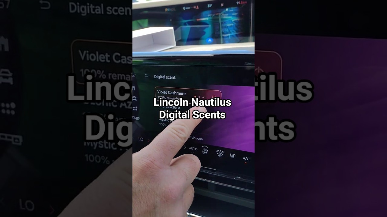 2025 Lincoln Nautilus digital scents 