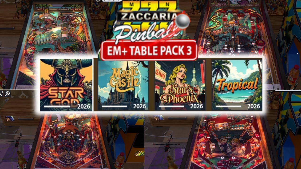 Zaccaria Pinball - EM+ Table Pack 3