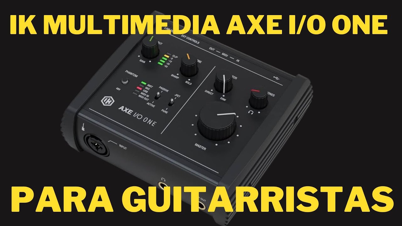 IK Multimedia AXE I/O ONE — интерфейс для гитаристов.