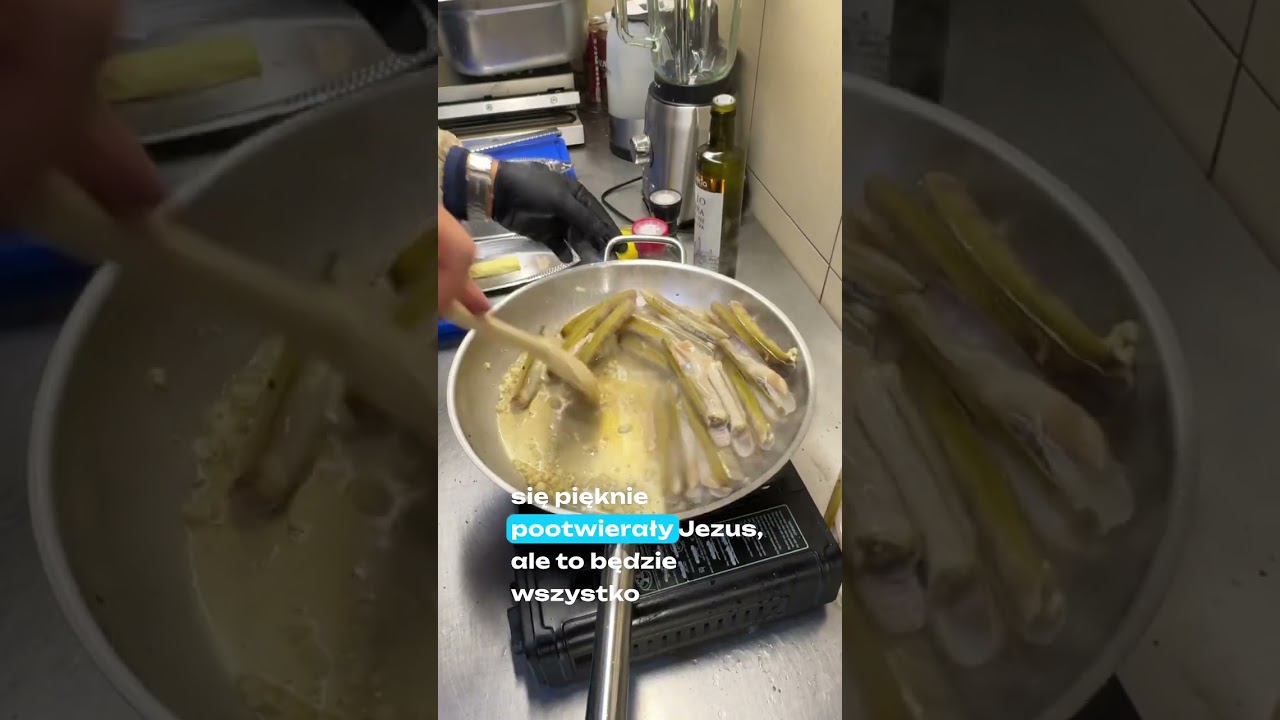 Gole się BRZYTWĄ! Pyszne małże brzytwy RAZOR CLAMS w szybki spos&oacute;b! PRZEPIS! #gotowanie #razorclams