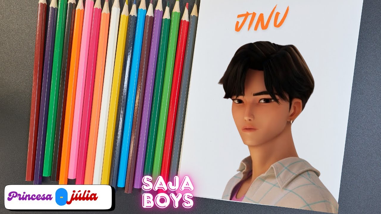 COLORINDO OS SAJA BOYS   JINU