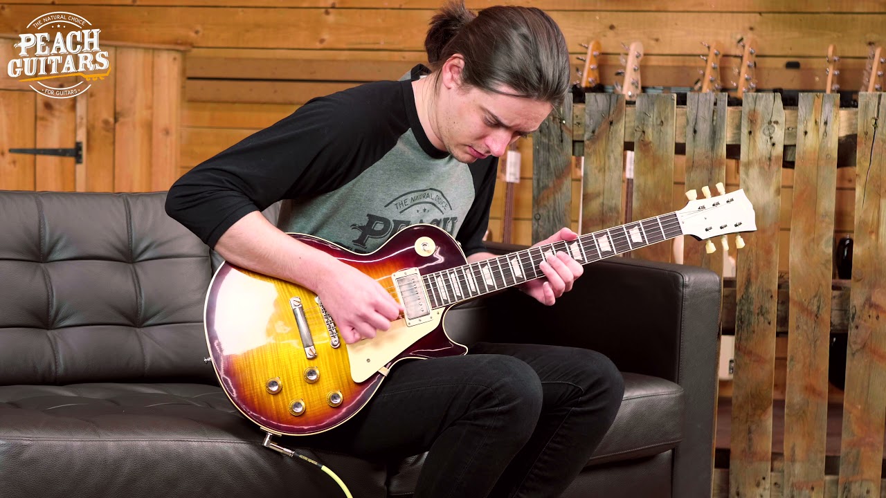 Gibson Custom 60th Anniversary 1960 Les Paul Standard - Handpicked Top - Washed Bourbon Burst