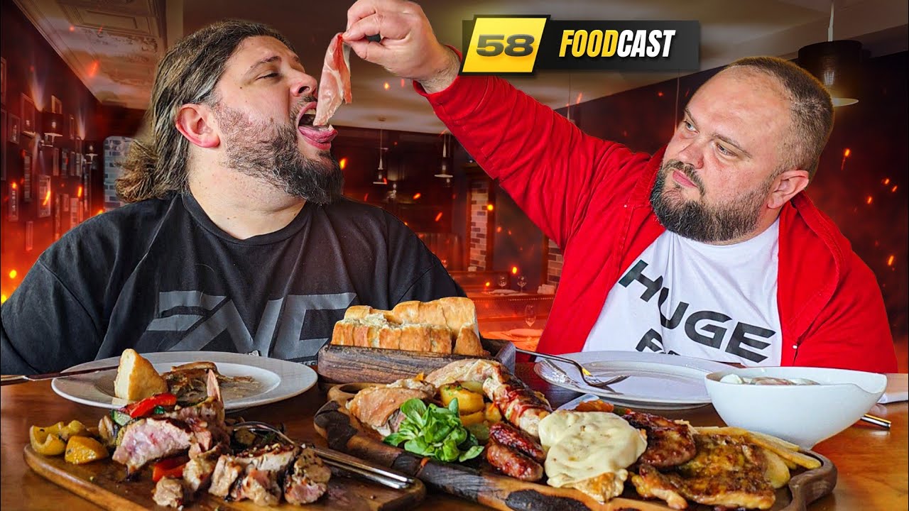 SRBIN i HRVAT ŠIRE LjUBAV i PRIJATELjETVO dok UŽIVAJU u VRHUNSKOJ HRANI !! FoodCast 58 - MARIN BUŠIĆ