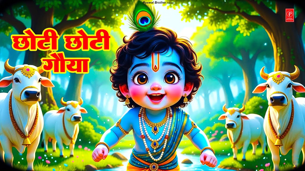 छोटी छोटी गैया छोटे छोटे ग्वाल। Choti Choti Gaiya Chote Chote Gwal। #kanha #krishna #krishnabhajan