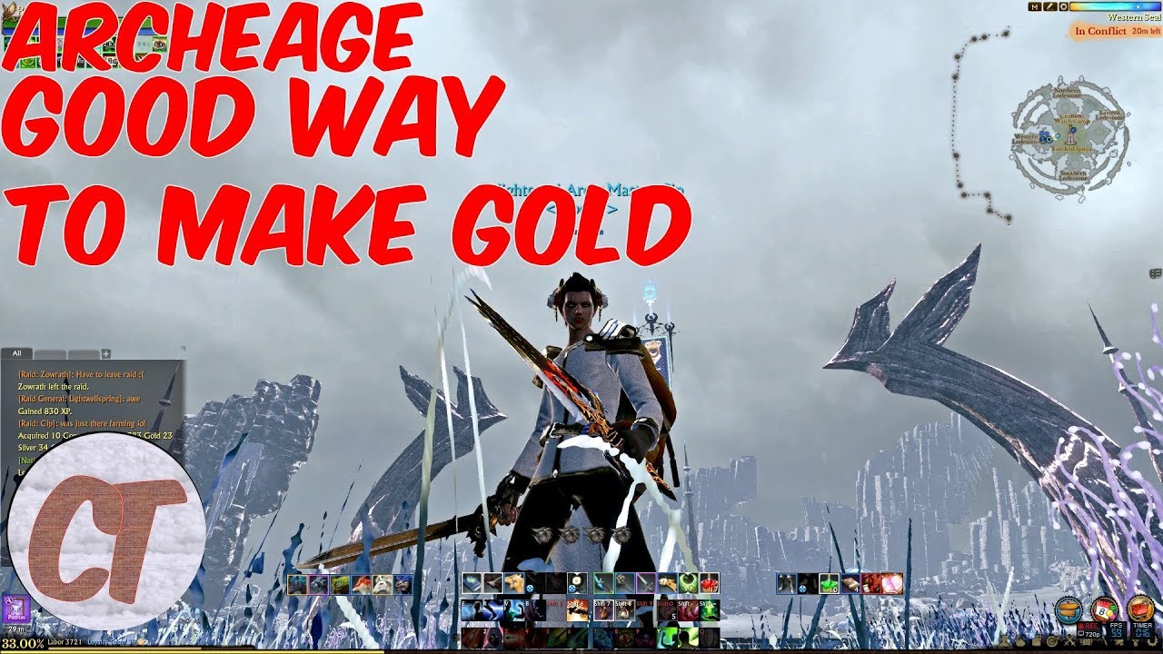 ArcheAge // Good LAZY way to make gold