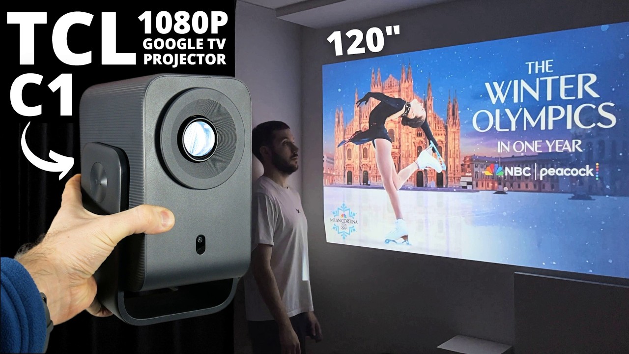 Watching the 2026 Winter Olympics on This Budget Projector?! TCL C1 REVIEW