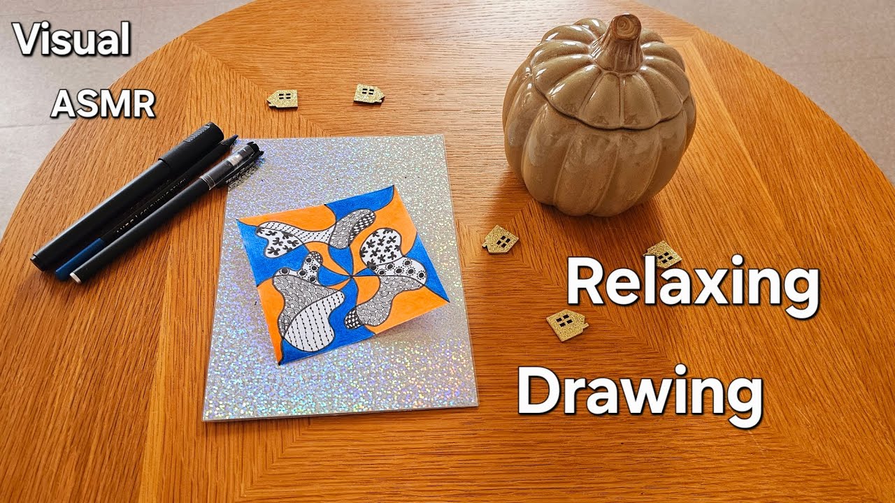 #1 - Relaxing Visual ASMR • Cozy Drawing Session for Calm & Focus #art #asmr #relaxing 