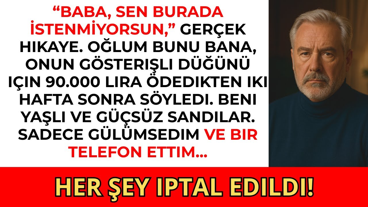 Gelinin “Umarım bu onun son doğum günü olur” dedi 75. yaş günümde. O gece, 6 milyon liralık vasiy...