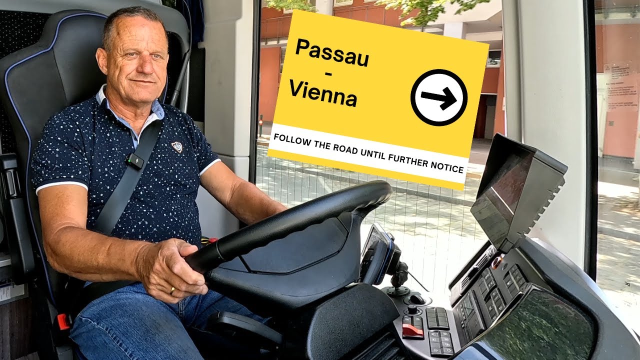 🚍 MET DE TOURINGCAR NAAR OOSTENRIJK  🇦🇹 | LANGS DE DONAU 🌊 VAN PASSAU NAAR WENEN #CHAUFFEUR #TRAVEL