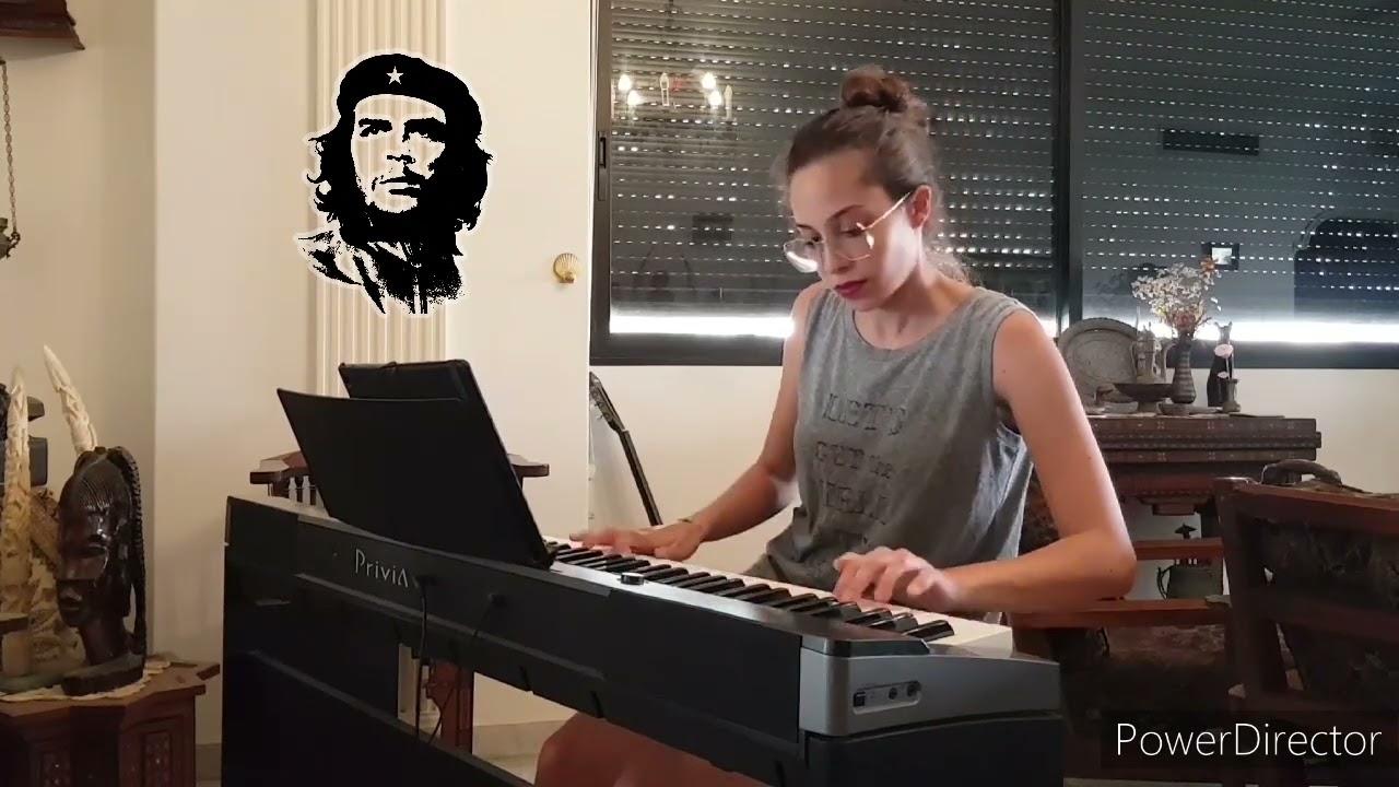 Nathalie Cardone - Hasta Siempre, Comandante (piano cover) + SHEETS