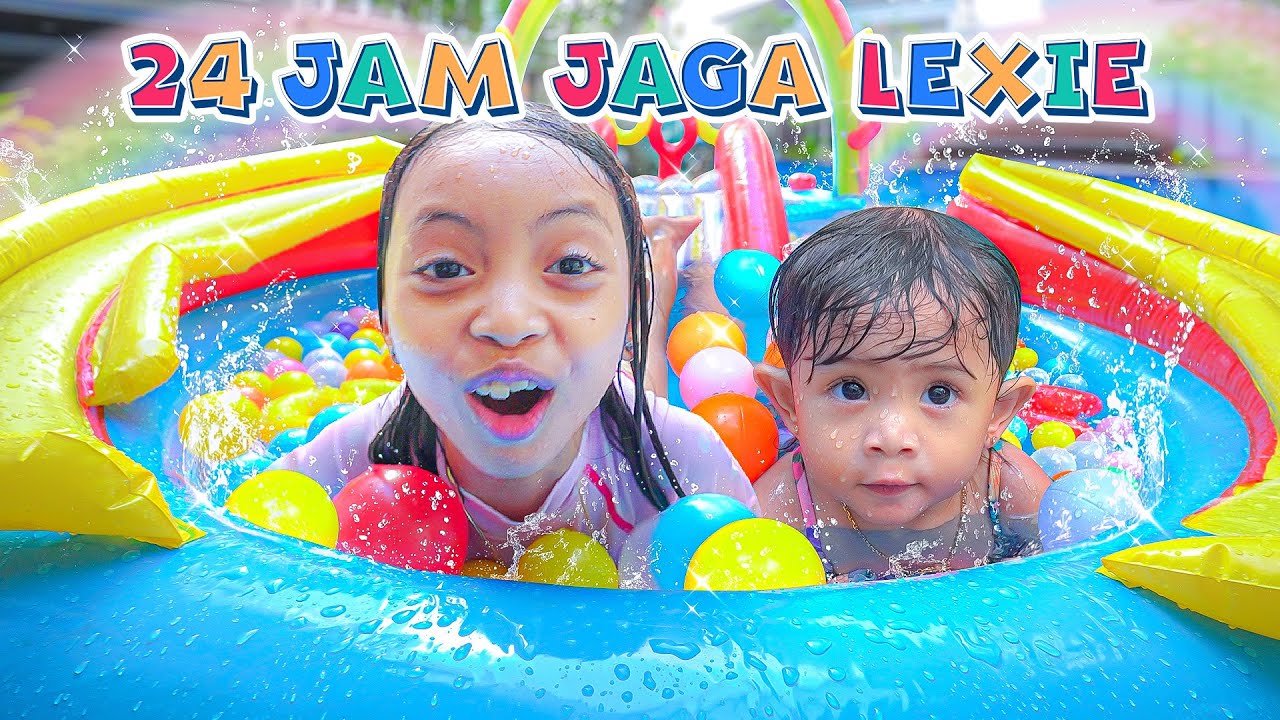 24 JAM LEIKA RAWAT LEXIE 😍 LEIKA MAKEOVER LEXIE JADI COWOK, LANJUT BERENANG DI KOLAM