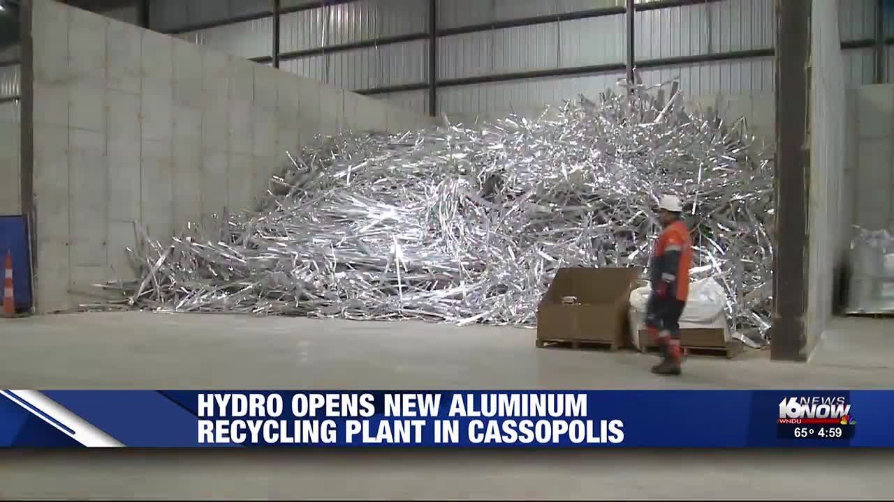 Hydro opens new aluminum recycling plant in Cassopolis