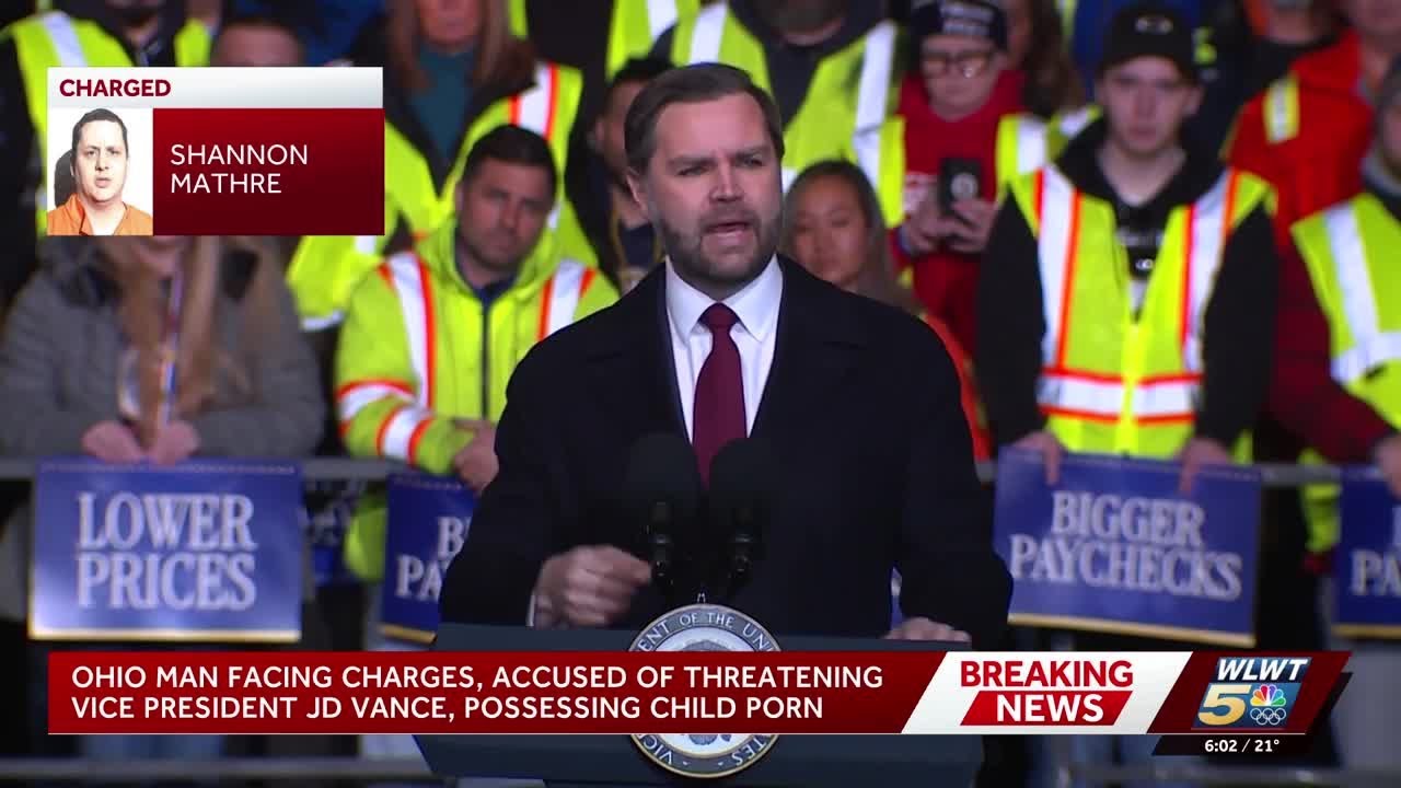Ohio man charged with threatening to kill Vice President JD Vance and possessing child abuse files