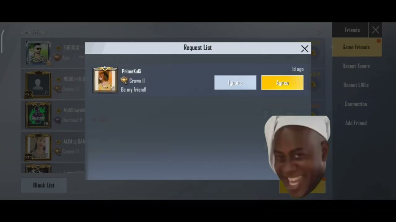 PrimeKuki ne Friend request Send ki || #pubgmobilelite #funny || LITE GAMER'S YT ||@primekukiyt