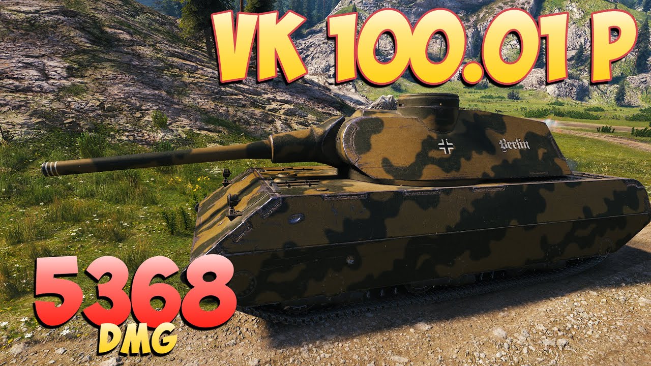 VK 100.01 P • Трудный! - 8 Фрагов 5.3K Урона • Мир Танков