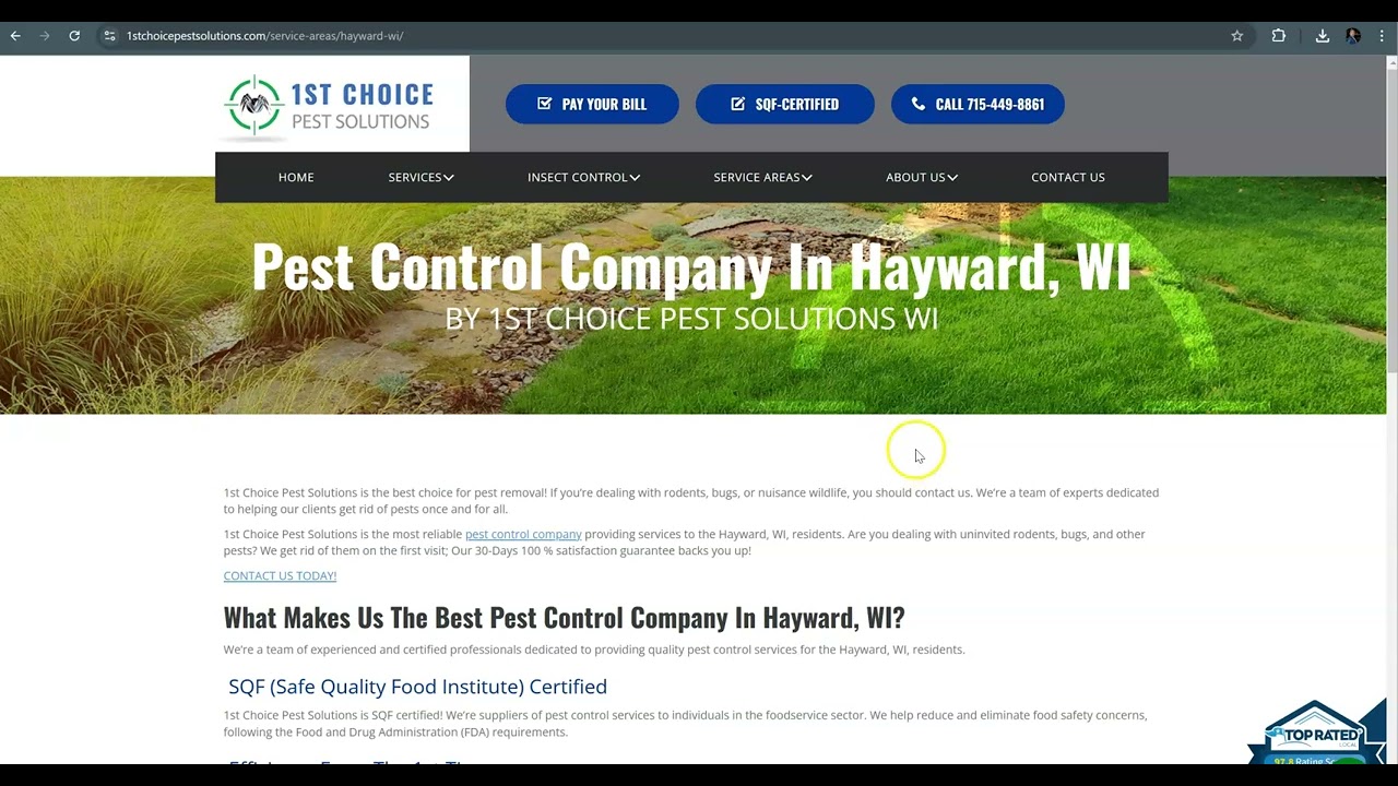 1st Choice Pest Solutions | Pest Control Eau Claire WI