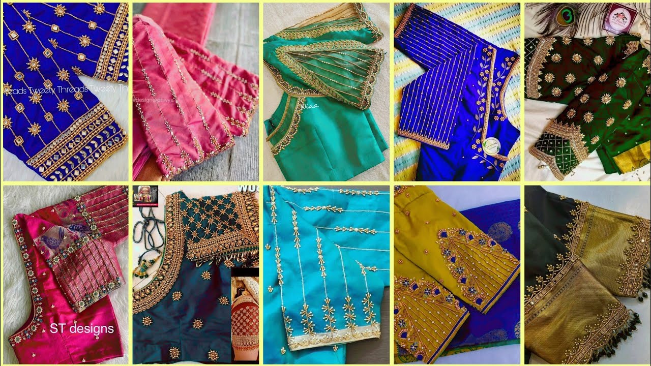 50 Stunning Bridal Blouse Designs | Latest Maggam Work Blouse Design | bridal blouse designs