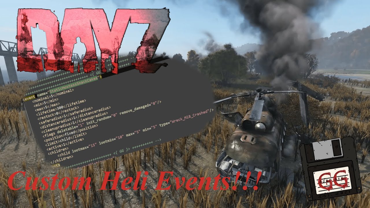 DayZ | Custom Dynamic Event | Example Heli