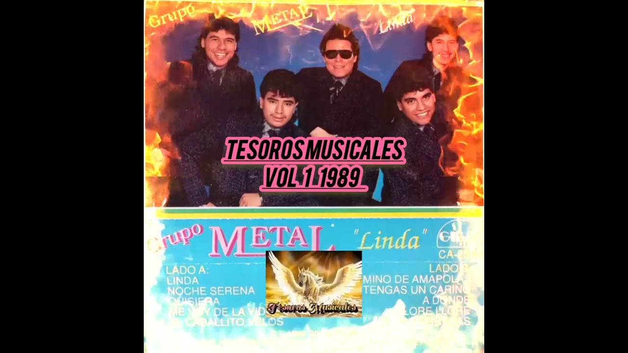 GRUPO METAL DE HOUSTON TX LINDA GIL RECORDS VOL 1 1989 PORTADAS ORIGINALES