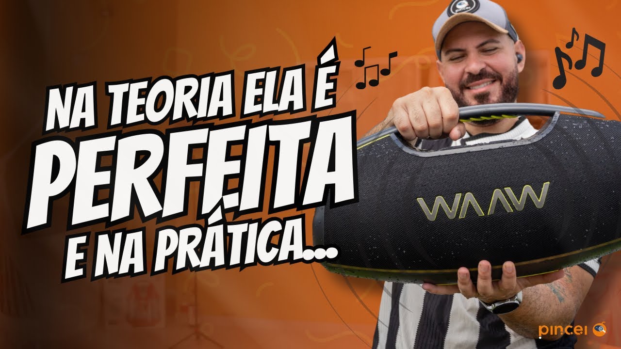 WAAW HyperBoom 1000: VALE a pena? Teste de potência, som e bateria! 🔊